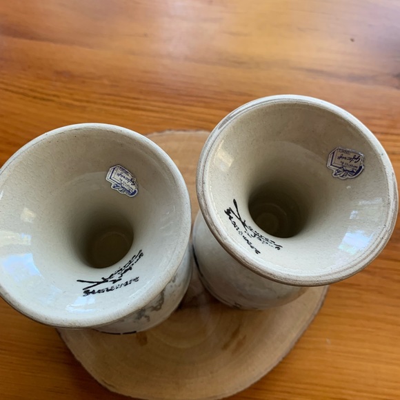 Stoneware Vintage Egyptian Revival Goblets Made in Japan circa 1970s - Picture 9 of 11